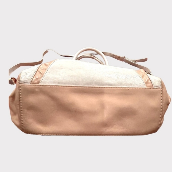 Badgley Mischka pink two- toned handbag - Picture 3 of 12